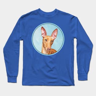 Pharaoh Hound Painting - Cute Original Dog Art Long Sleeve T-Shirt